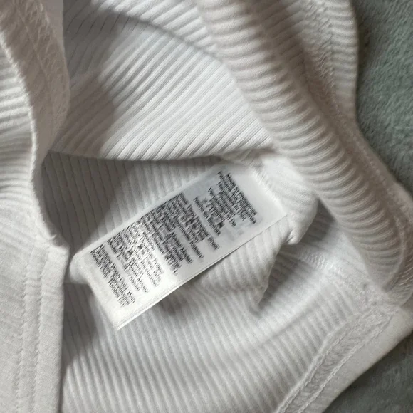 J.Crew Women’s White Vintage Rib Shelf-Bra Tank Top, NWT, Size XXS - Picture 7 of 8